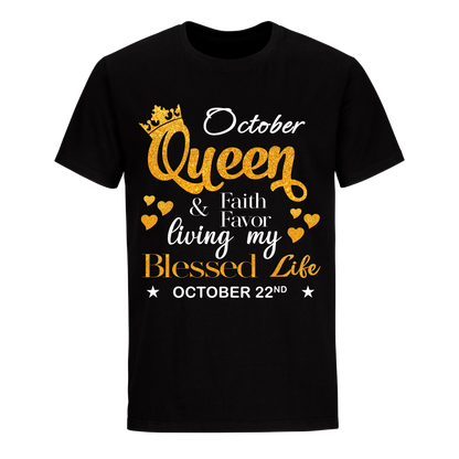 OCTOBER 22 QUEEN FAITH AND FAVOUR