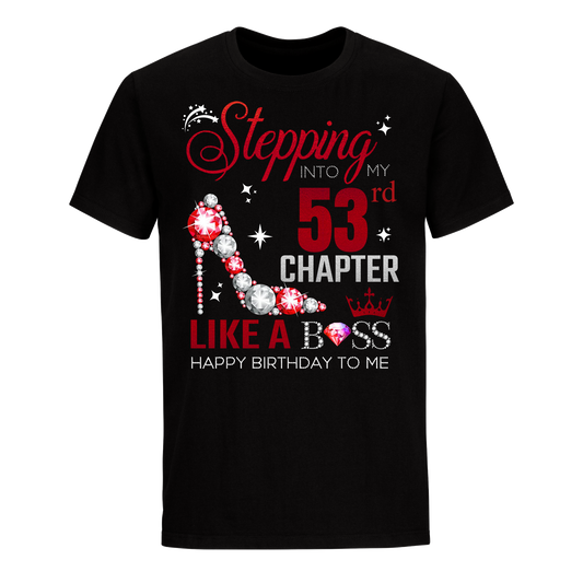 STEPPING INTO MY 53RD CHAPTER UNISEX SHIRT