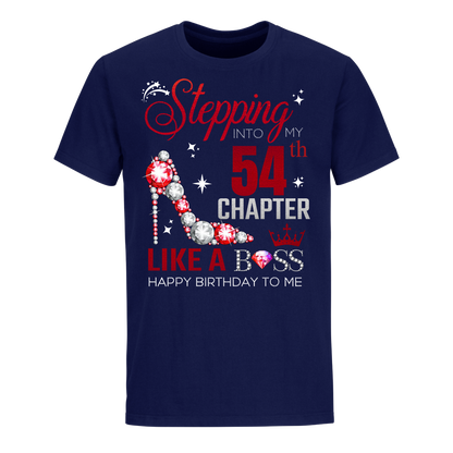 STEPPING INTO MY 54TH CHAPTER UNISEX SHIRT