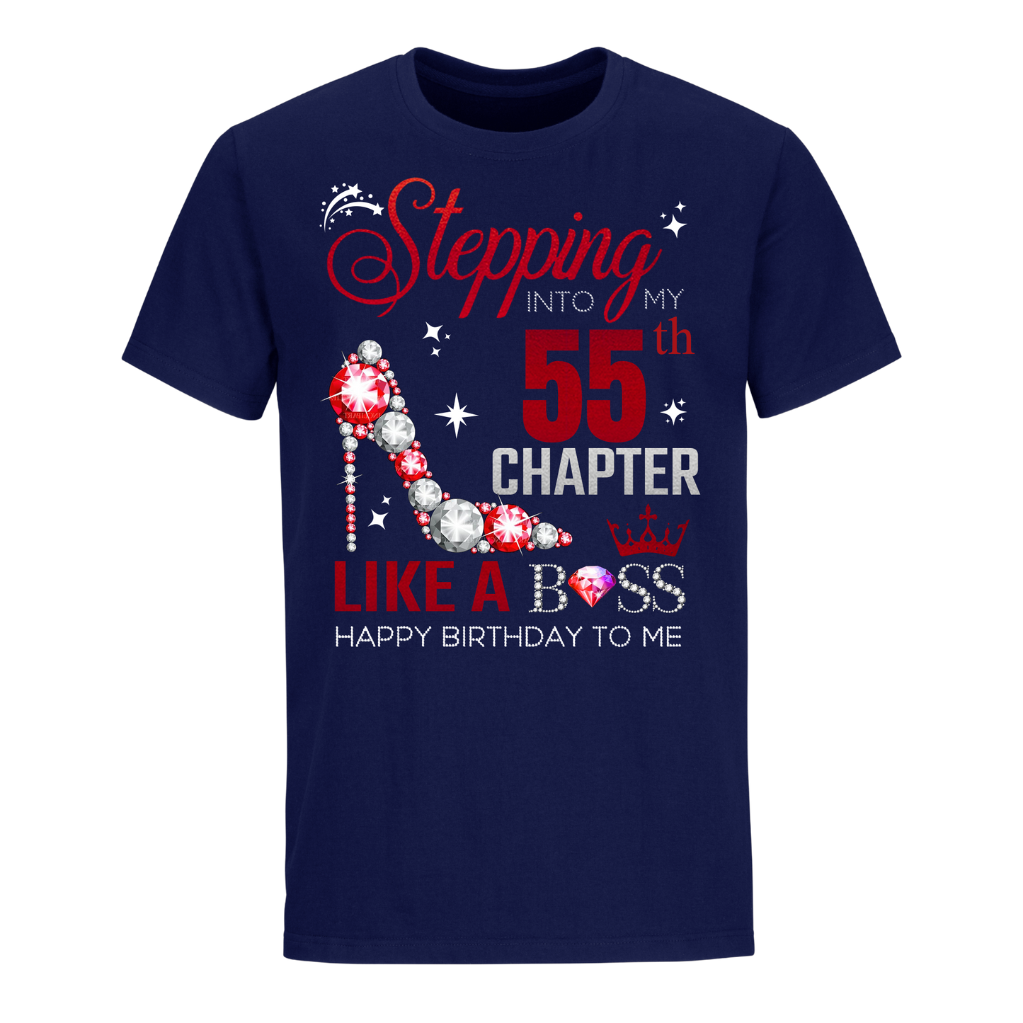 STEPPING INTO MY 55TH CHAPTER UNISEX SHIRT