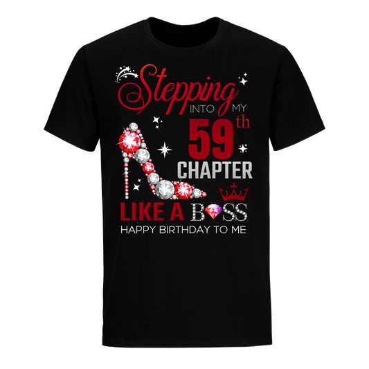 STEPPING INTO MY 59TH CHAPTER UNISEX SHIRT