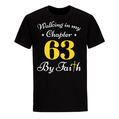 WALKING CHAPTER 63 BY FAITH UNISEX SHIRT